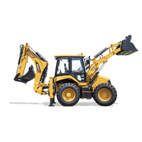 Chargeuse-pelleteuse compacte SANY 10,5T avec godet de chargement de 1,1 m³ et godet d'excavation de 0,2 m³