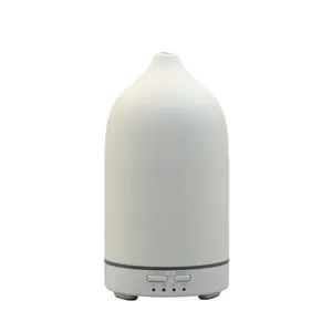 Matte Abdeckung Weiß Keramik Diffusor Timer Nachtlichter Home Office Luftbe feuchter Aroma therapie Diffusoren