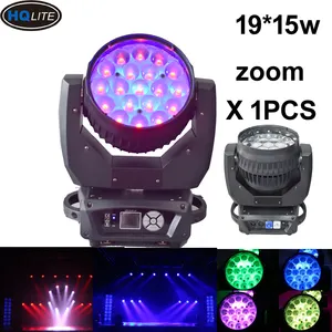 ship from EURO stage lighting dj lights mac aura wash 19*15W RGBW 4in1 led zoom moving head for party wedding