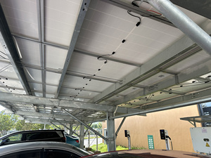 Système de carport solaire en acier pour parking, structure photovoltaïque d'ombrage - Product Image 5