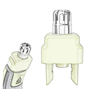 Fabriek Neushaar Trimmer Vervangende Meskop Compatibel Voor Elektrische Trimmer Scheerapparaat Een Mes Qp2520 Qp2630 Qp6520