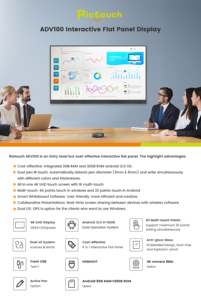 2025 nuovo Display Touch di grandi dimensioni lavagna 4k pannello piatto interattivo con funzioni Smart <span class=keywords><strong>AI</strong></span> per il piano di lezione della scuola di istruzione - Product Image 6