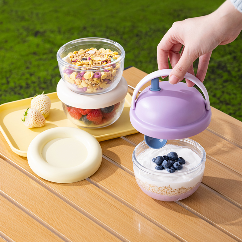 ANYA Wholesale Portable Glass Breakfast Cereal