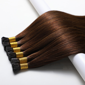Extensions de cheveux de qualité supérieure, cheveux vierges Remy, cuticules alignées, pointe en I, 100% cheveux humains vierges Remy, pointe en kératine - Product Image 6