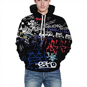 Sweat à capuche d'hiver moderne pour homme, style streetwear, 100 % coton molletonné, poches, coupe classique - Product Image 2