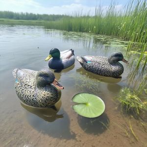 Cross-Border Outdoor Garden Ornament Artificial Decoy <strong>Duck</strong> Model PE Blow Molding <strong>Floating</strong> <strong>Duck</strong> for <strong>Hunting</strong> Plastic Material - Product Image 2