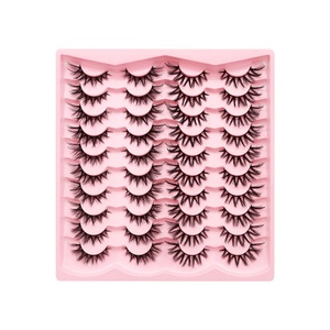 Cils synthétiques en faux vison 3D multicouches, plateaux de cils 20 paires, vente en gros MAGEFY, épaisseur 0,07 mm, personnalisables - Product Image 6