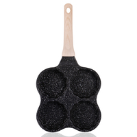 Sartén para Huevos RAF R2548 de 19 cm, 4 en 1, Antiadherente, Multisección, para Desayunos, Huevos, Panqueques, Apta para Todo Tipo de Cocinas