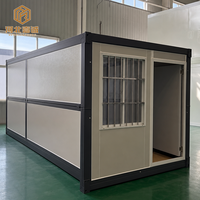 Unité préfabriquée extensible à montage rapide de 5800 x 2480 x 2520 mm avec aménagement personnalisé et conteneur pliable pour chargement 40HQ