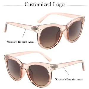 라운드 태양 안경 RPC 재활용 플라스틱 레트로 안경 UV400 남녀 패션 에코 재활용 선글라스 2022