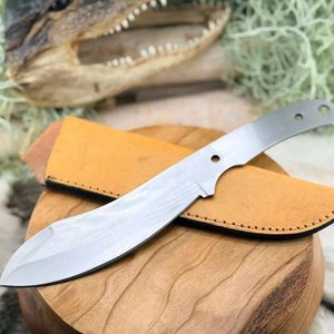 Cuchillo de Caza Personalizado OEM con Hoja de Acero Damasco Forjado, Punta Caída, Espiga Completa y Diseño Duradero - Product Image 2