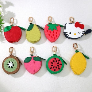Cross-border New Fashion European American CY Strawberry-shaped Coin <strong>Purse</strong> Keychain Cute Trendy Bag Accessory Model - Product Image 1