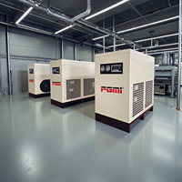 Système de compresseur d'air FGMI Mini 2,2 kW 3 kW 4 kW 5,5 kW avec sécheur et compresseur d'air à vis refroidi par air