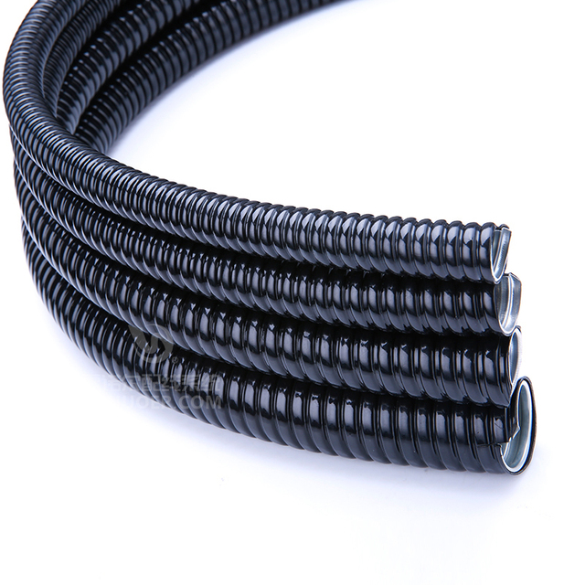 Galvanized Steel PE Coated Durable Flexible Conduit for Electrical Cable Protection