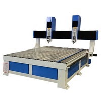 Routeur CNC à double tête robuste pour la sculpture et le travail du bois