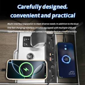2023-2025 Car Modification Car <b>Charger</b> Wired Fast Charging Docking Station Suitable for Range Rover Executive Edition - Product Image 3