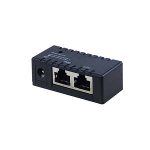 Inyector PoE Activo de 24V/12V CC, Adaptador de Alimentación por Ethernet IEEE 802.3af/at para Cámara IP, Punto de Acceso Inalámbrico, Teléfono VoIP - Product Image 1