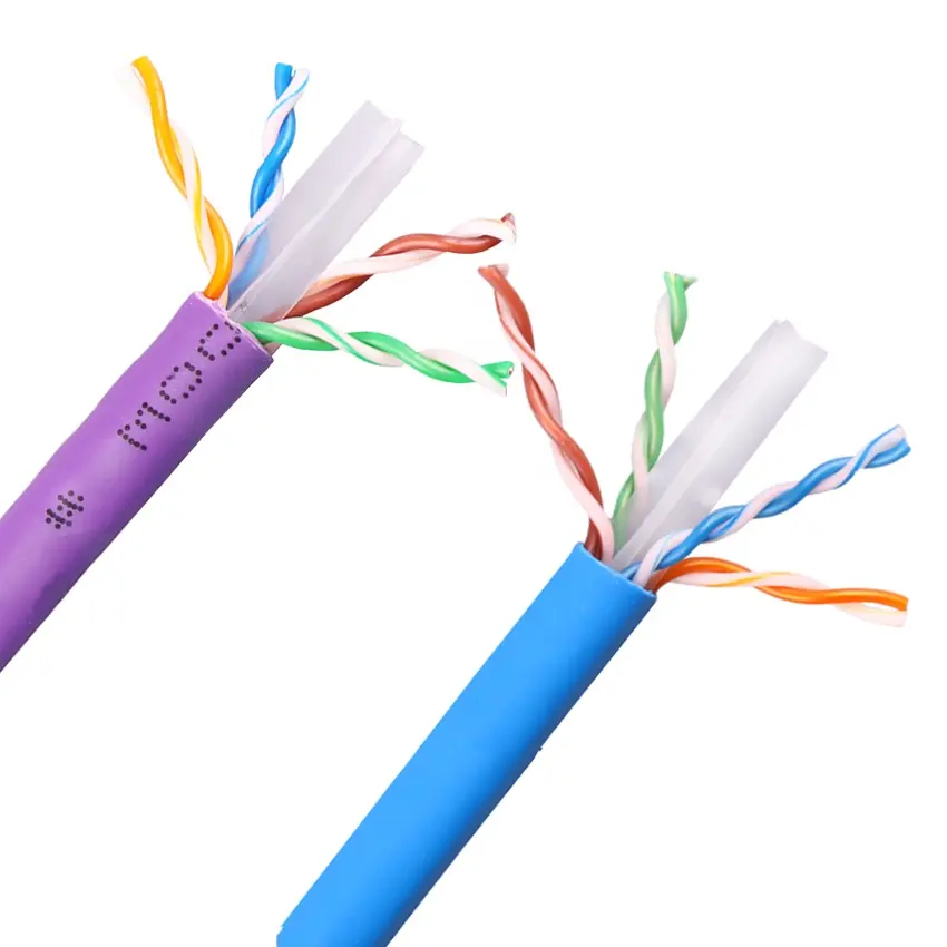 China Supplier Wholesale 23AWG Cat5e Cat6 UTP Network Lan Cable Price Cat 6 Cable 305M
