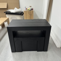 Ensemble de table à manger ronde transformable et pratique, solution de salle à manger extensible conçue pour une utilisation pratique