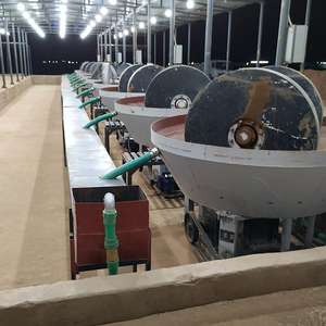 ציוד טחינה להשבת זהב מסלעים בעלי תפוקה גבוהה, מכונת חילוץ זהב, מכונת טחינה כפולה, טחנת פאן רטובה - Product Image 6