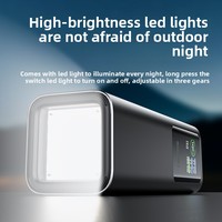 Batterie externe 100W avec grande capacité de 30000mAh, interface d'entrée Type-C, affichage LED, fonctions de sauvegarde pour la charge de téléphones et d'ordinateurs portables
