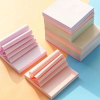 Notas Adhesivas Transparentes Reutilizables con Índice de Color Morandi Personalizadas al por Mayor, Bloc de Notas Kawaii