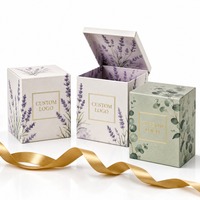 Boîtes cadeaux pour bougies en plusieurs tailles, emballage personnalisé avec logo imprimé pour les marques de bougies en gros