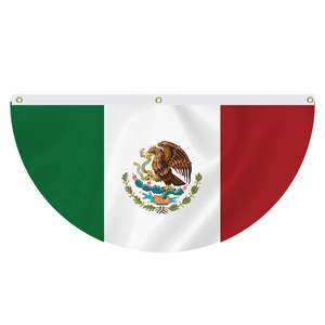 2026 para México: Artículos para aficionados, decoración, eventos deportivos, cinturón de pelo de poliéster con estampado nacional, mochila, bandera para coche - Product Image 3