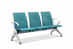 Chaises de réception, sièges de salle d'attente en acier inoxydable, 3 places, pour hôpital, gare routière, lieu public - Product Image 5
