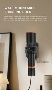 <span class=keywords><strong>2025</strong></span> Phong Cách Mới Treo Tường Khẩn Cấp 4 Trong 1 Đèn Pin Với Sạc Dock Đa Màu Sắc Ánh Sáng Di Động Cho Ngoài Trời HL-8222 - Product Image 5