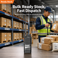 Radio DMR portable XUNLIBAO numérique et analogique double mode OEM ODM avec logo personnalisé D810 pour la construction, la sécurité et les entreprises