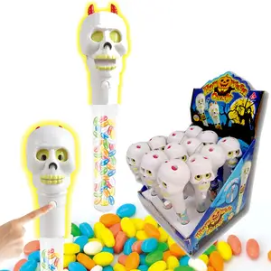 Halloween Skull Candy mit Spielzeug Augen ändern Skelett Candy Toy