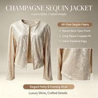 Blouson bomber court pour femme, tendance, à paillettes brillantes, respirant, nouvelle collection hiver, style urbain, ouvert sur le devant, type baseball