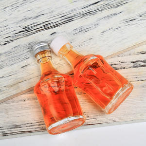 Minibotella <span class=keywords><strong>de</strong></span> <span class=keywords><strong>licor</strong></span> <span class=keywords><strong>de</strong></span> cristal, transparente, vacía, para bebidas, vino, 50 ml, precio <span class=keywords><strong>de</strong></span> fábrica - Product Image 2