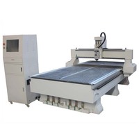 Machine de fraisage CNC à table aspirante pour la fabrication de meubles 1530 1500x3000mm, commande à broche unique, NC Studio Mach3 Syntec Richauto