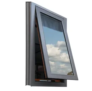 Almanya donanım alüminyum kanatlı pencere çift temperli cam yalıtımlı ısı dikey açılış sineklik Tilt dönüş sürgülü açık