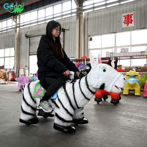 Gecai Vente Chaude Dinosaure Animatronique en Résine à Chevaucher - Taille Réelle Extérieur Personnalisable pour Parcs à Dinosaures - Product Image 4