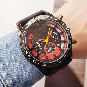 Hot Sale Silikon armband Multifunktions Chronograph Sport uhr für Männer Quarzuhren