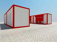 Abri d'urgence incendie, cabine de lutte contre l'incendie, mobile et flexible, réaction rapide, unité mobile de sauvetage incendie