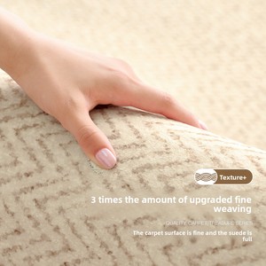 Tapis salon 2025 nouveau Style moderne chambre lumière luxe haut de gamme canapé facile d'entretien imperméable Polyester fabriqué à la machine - Product Image 3