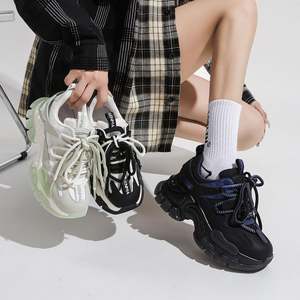 Chaussures Chunky Dad pour femmes, chaussures de marche décontractées et tendance avec semelle épaisse pour le printemps, l'été, l'automne, utilisation sportive - Product Image 5