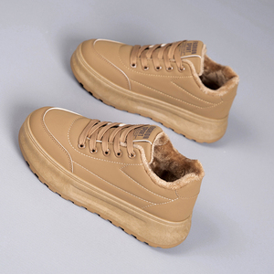 Zapatos Casuales de Mujer con Suela Gruesa y Elevada, Antideslizantes, Resistentes al Desgaste, Deportivos y a la Moda, de Color <span class=keywords><strong>S</strong></span>ólido - Product Image 1