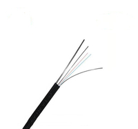 MT-1091-1 G652D G657A1 G657A2 Kabel Serat Optik Kawat FTTH Kabel DROP Luar Ruangan 2 Core Ftth Kabel Drop