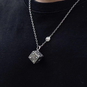 Collier de haute qualité JJK Satoru <span class=keywords><strong>Gojo</strong></span> Prison Realm Dice avec motifs oculaires, idéal comme cadeau promotionnel - Product Image 4