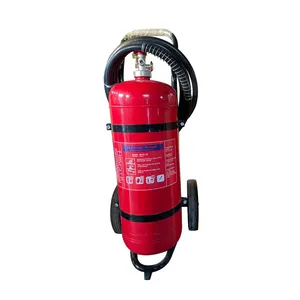 25kg ABC-Trockenpulver-Trolley-Feuerlöscher, Feuerlösch zubehör, roter Feuerlöscher zur Brand bekämpfung