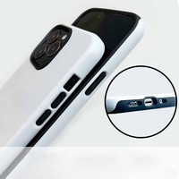 Coques de téléphone vierges magnétiques 3D par sublimation pour iPhone 17 16 15 13 14 Pro Max – Étui de téléphone 3D par transfert thermique par sublimation