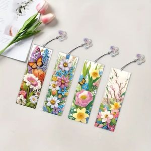 New for for Hot-Selling DIY Handmade Painting Butterfly & Floral Bookmark. Welcome All Leaders and Bosses to Consult