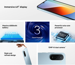 Teléfono Inteligente REDMI <span class=keywords><strong>A7</strong></span> Pro con Pantalla de 6.9 Pulgadas, Batería Masiva de 6000 mAh, Teléfonos Móviles Originales Desbloqueados, Teléfonos Celulares Globales, Teléfono Inteligente Android - Product Image 4