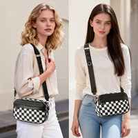 Nouveau Sac Banane Bandoulière à Carreaux 2026 de Haute Qualité – Sac Ceinture Décontracté en Nylon pour Randonnée, Cyclisme et Activités de Plein Air