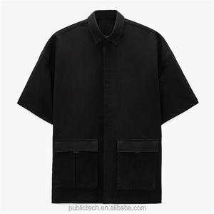 Camisa holgada informal para hombre, camisa masculina de poliéster 100%, personalizada, de alta calidad, a la moda - Product Image 5